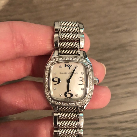 David Yurman Thoroughbred Diamond Watch - Picture 5 of 6